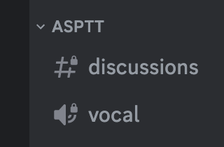 salons Discord (ASPTT) : discussions, vocal