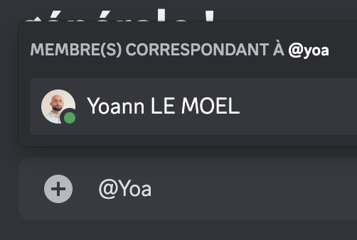 Membre Yoann LEMOEL